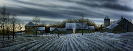 Eve Fires by John Morrow art print