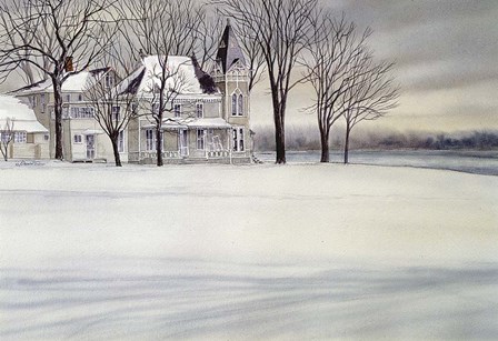 Iron House by John Morrow art print