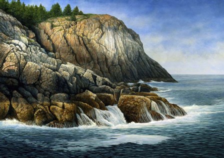 Island Fortress by John Morrow art print