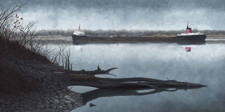 Lady in Morning by John Morrow art print