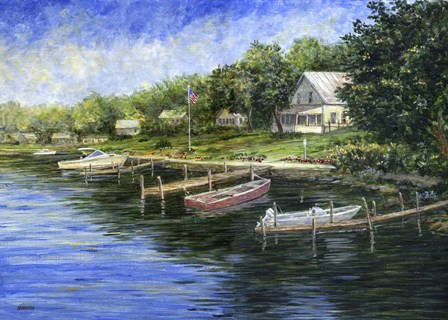 Near the Cut by John Morrow art print