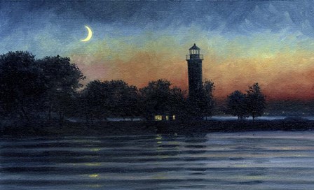 River Cresent by John Morrow art print