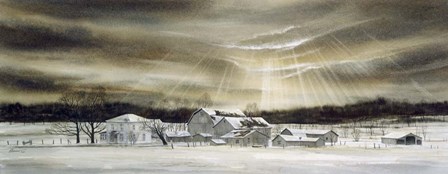 The Eye of Winter by John Morrow art print