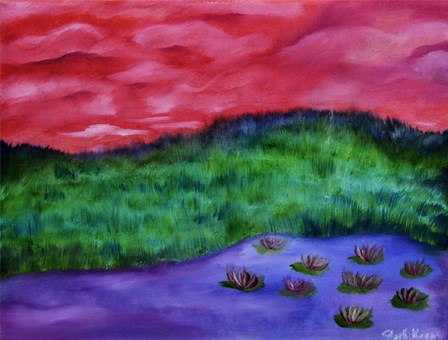 Royal Sunset by Stephanie Analah art print