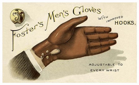 Foster&#39;s Men&#39;s Gloves by Vintage Lavoie art print