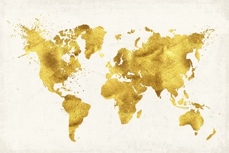 24 Karat World by Tina Lavoie art print