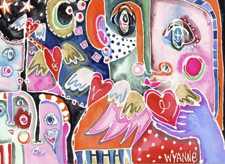 Love from Far and Wide by Wyanne art print