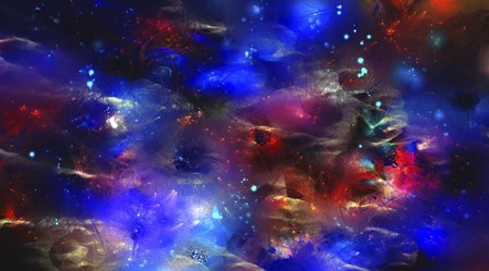 Cosmic Blue by RUNA art print