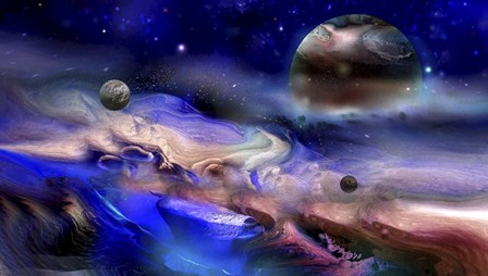 Planet 5 by RUNA art print