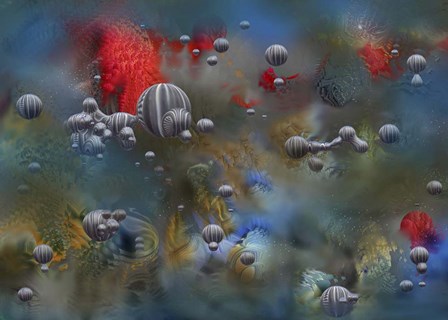 Structure Grey by RUNA art print