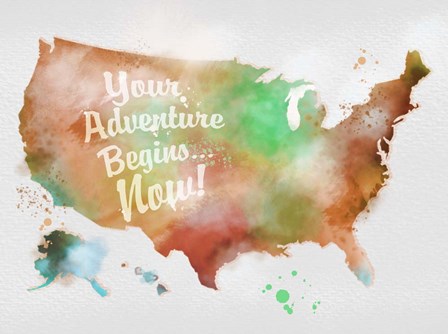 Autumn Adventure USA by ALI Chris art print