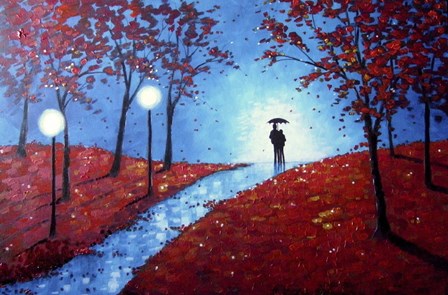 Autumn Night by Angie Livingstone art print