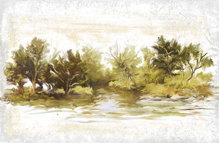 River Bank Bend by Art Licensing Studio art print