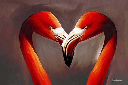 Birds Love by Ata Alishahi art print