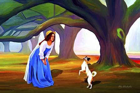 Let's play by Ata Alishahi art print