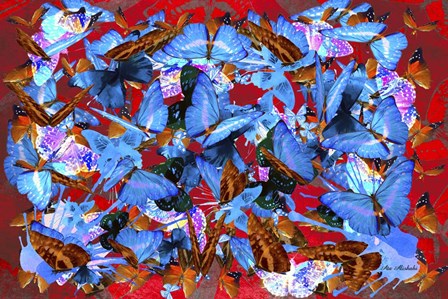 Floral Design D by Ata Alishahi art print