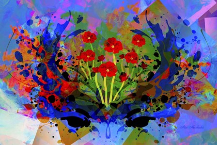 Color Explosion 7 by Ata Alishahi art print