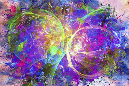 Color Explosion 11 by Ata Alishahi art print