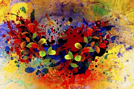 Color Explosion 14 by Ata Alishahi art print