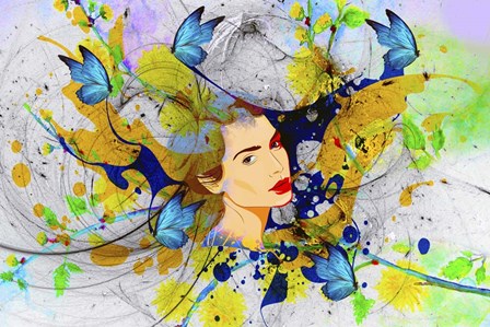 Beauty Face by Ata Alishahi art print