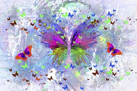 Color Explosion 21 by Ata Alishahi art print
