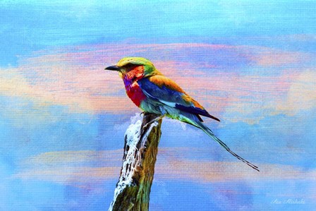 Blue Bird 2B by Ata Alishahi art print