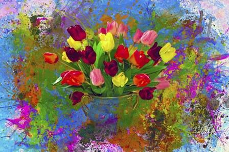 Flower Design 8H by Ata Alishahi art print