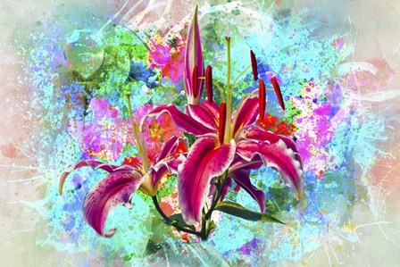 Flower Design M8A by Ata Alishahi art print