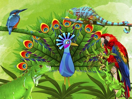 Wild Nature A1 by Ata Alishahi art print