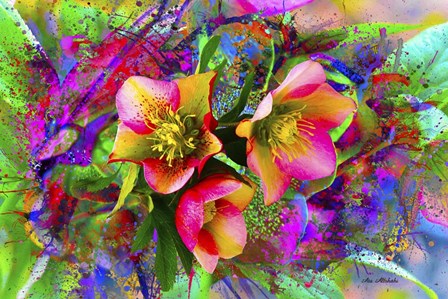 Flower Design K12 by Ata Alishahi art print