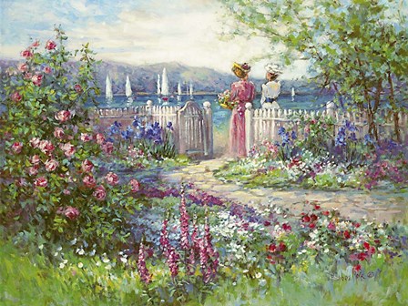 Spring Reflection by Barbara Mock art print