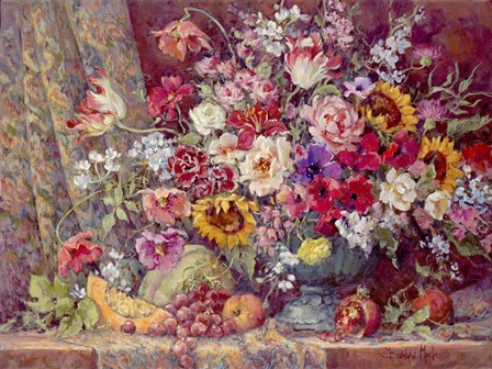 Antiquarian Tapestry by Barbara Mock art print