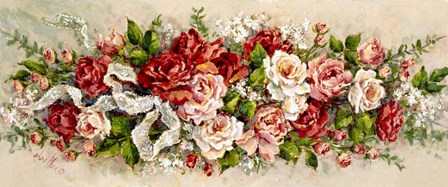 Lace Adornment by Barbara Mock art print