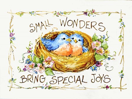 Small Wonders by Barbara Mock art print