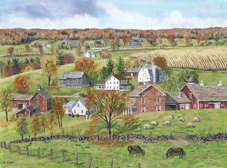 High Pastures by Bob Fair art print