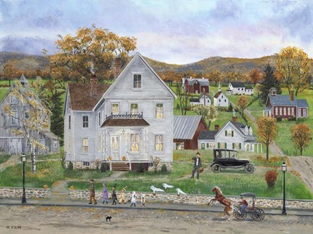 Ghostly Arrival by Bob Fair art print