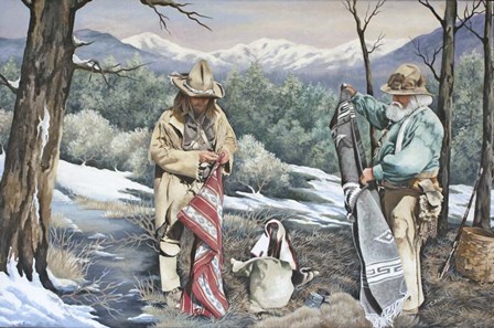 Morning Chores by Carol J Rupp art print