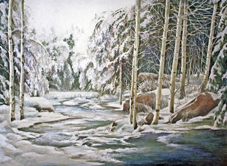 River of Ice by Carol J Rupp art print