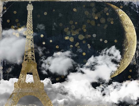 Cloud Cities Paris by Color Bakery art print