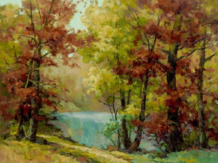 Serene Retreat by Barbara Mock art print