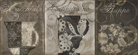 Coffee Flavors II by Color Bakery art print