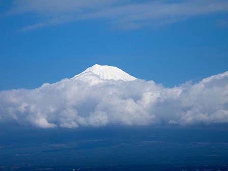 Snow Covered Peak of Mt Fuji by Panoramic Images art print
