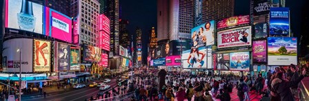 Times Square, Manhattan by Panoramic Images art print