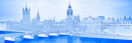 Westminster Bridge &amp; Big Ben, London by Panoramic Images art print
