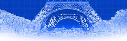 Low Section of the Eiffel Tower, Paris by Panoramic Images art print