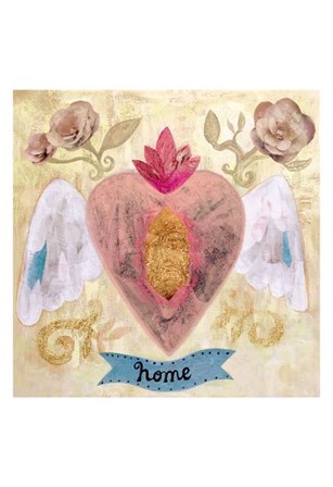 Home Heart by Mercedes Lagunas art print