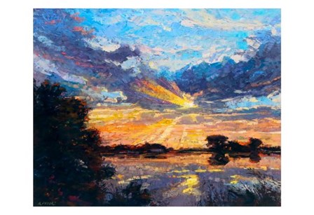 Sunset by Robert Moore art print
