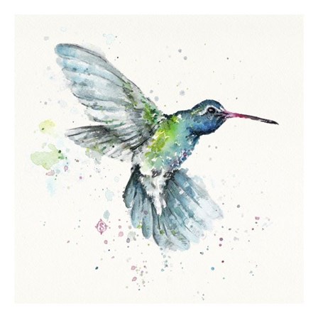 Hummingbird Flurry by Sillier than Sally art print