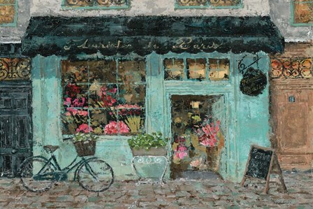 Parisian Flower Shop by Marie-Elaine Cusson art print