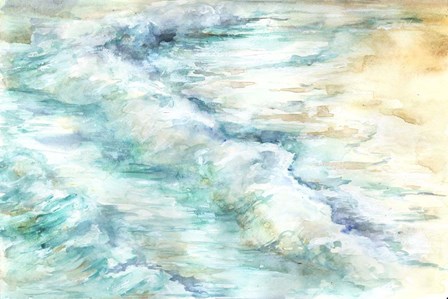Ocean Waves Landscape by Tre Sorelle Studios art print